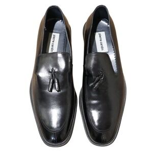 Pierre Cardin Michael Loafers Mens Size 13 Black New Tassel Shoes